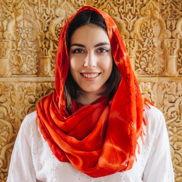 Portrait of muslim woman