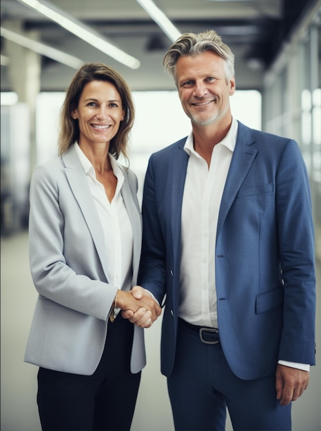 Portrait Of New Business Owners In Empty Office