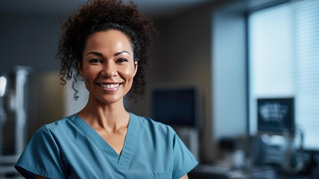 Portrait of a nurse in a hospital