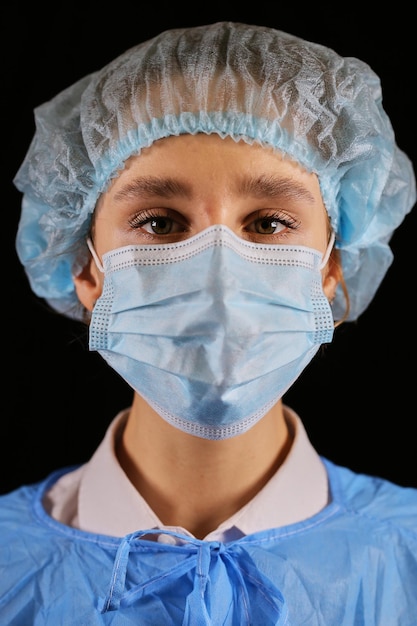 看護師ウイルス学者医師2022パンデミックストップコロナウイルスCOVID19の肖像