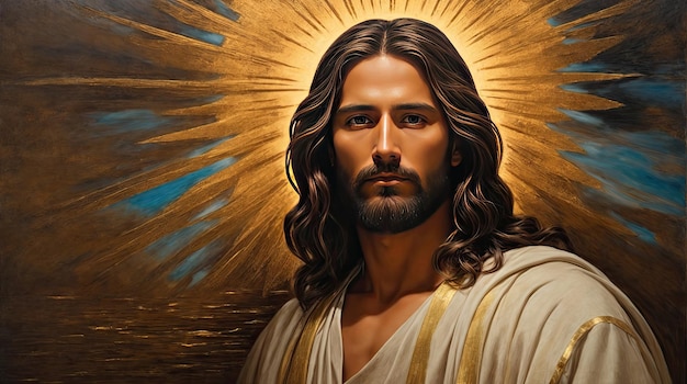 Portrait Painting of Jesus Christ