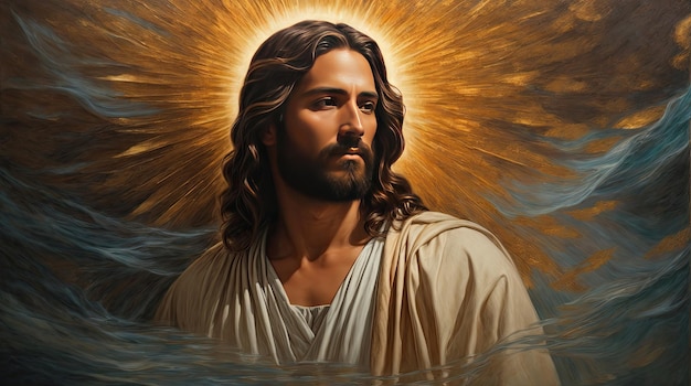 Portrait Painting of Jesus Christ