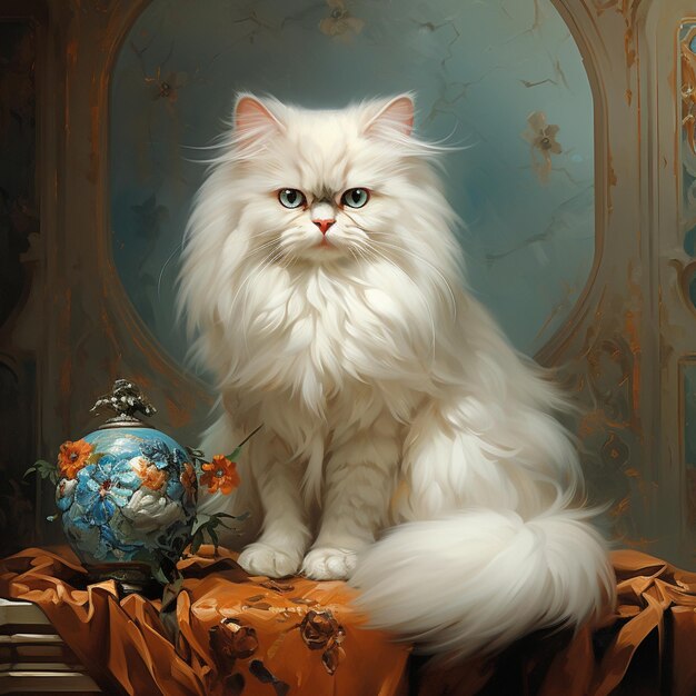 portrait of Persian cat