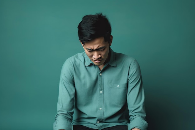 Photo portrait person man woman white black young old isolated happy smile sad depressed girl boy guy colo