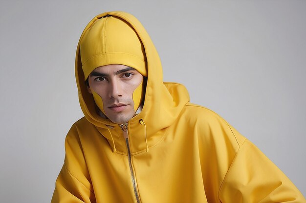 Portrait of person wearing yellow