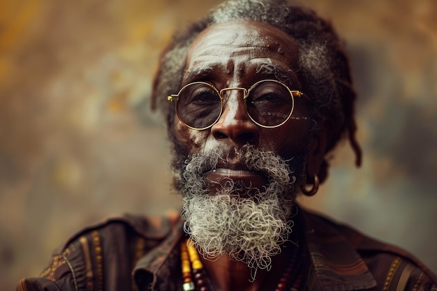 Portrait Photo of a Rastaman Generative AI