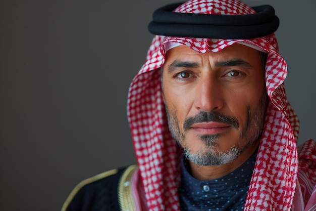 Portrait Photo of a Saudi Businessman Generative AI