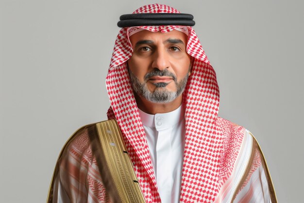 Photo portrait photo of a saudi businessman generative ai