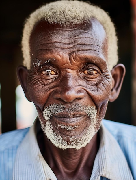 Portrait photo of trinidadian and tobagonian senior adult male