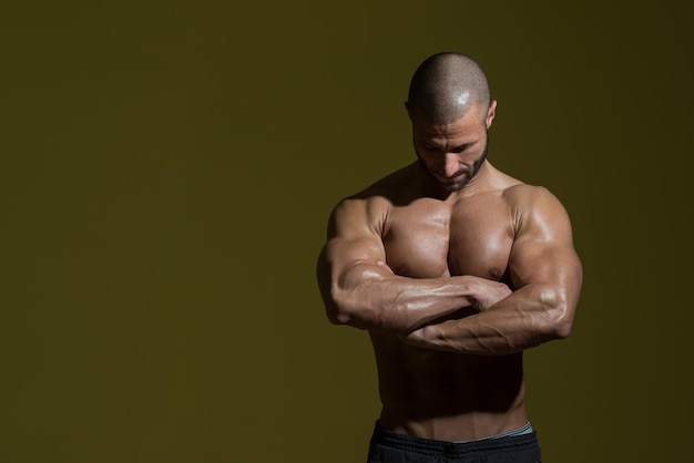 Portrait Of A Physically Fit Young Man