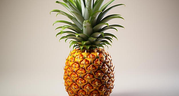 Portrait of pineapple Ideal for your designs banners or advertising graphics