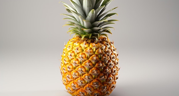 Portrait of pineapple Ideal for your designs banners or advertising graphics