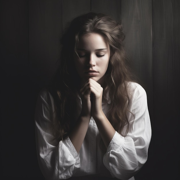 Portrait of a Praying Woman