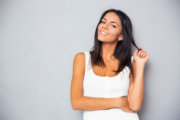 Portrait of a pretty smiling woman