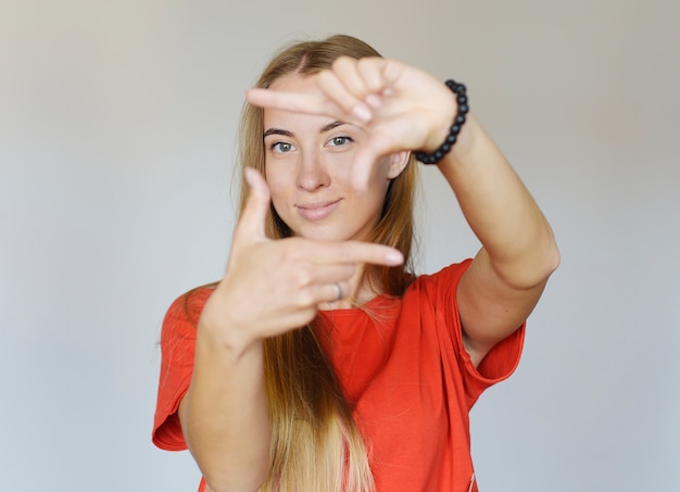 Foto ritratto di una bella donna