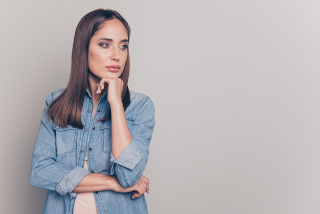 Portrait of a pretty young lady