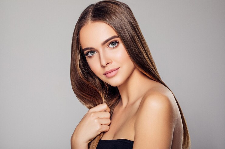 Portrait of pretty young woman