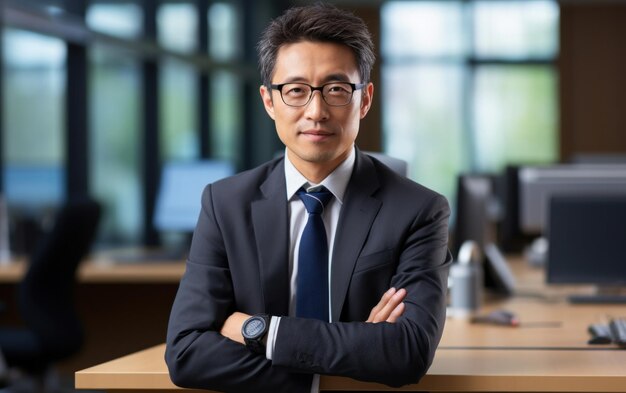 portrait of a professional businessman asian