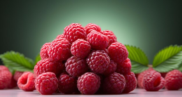 Portrait of raspberry Ideal for your designs banners or advertising graphics