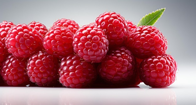 Portrait of raspberry Ideal for your designs banners or advertising graphics