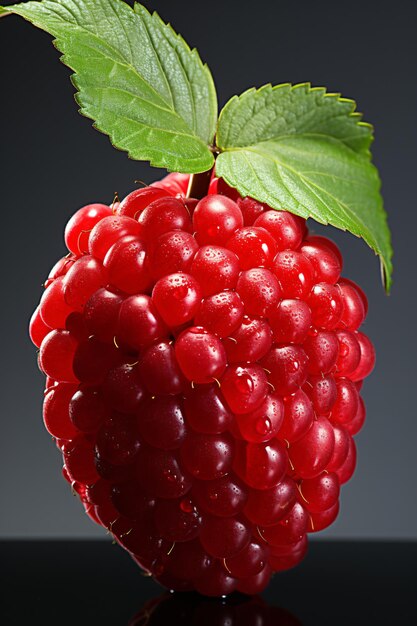 Portrait of raspberry Ideal for your designs banners or advertising graphics