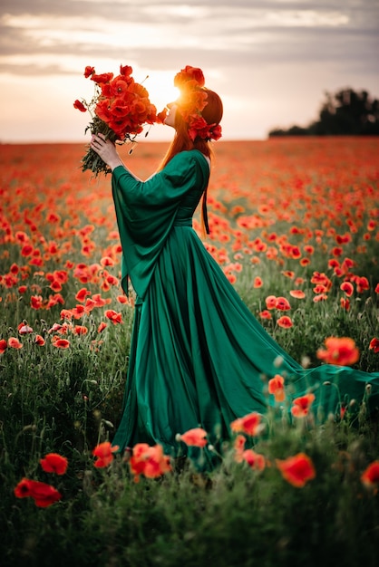 Portrait of a redhaired woman