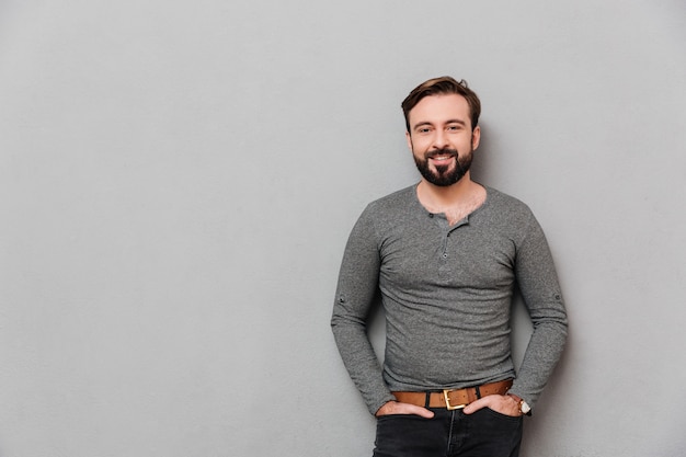 Portrait of a relaxed casual man standing