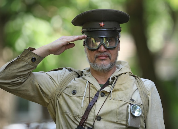 portrait of a Russian Soviet officer