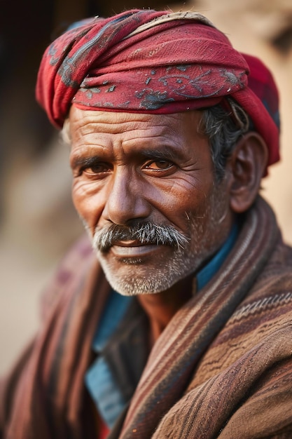 Portrait of a Sadhu