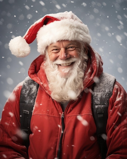 Portrait of Santa Claus