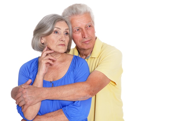 Portrait of senior couple husband and wife