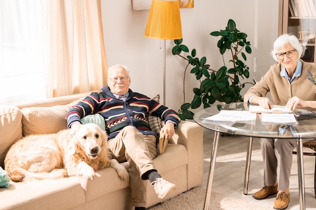 Portrait of Senior Couple Posing