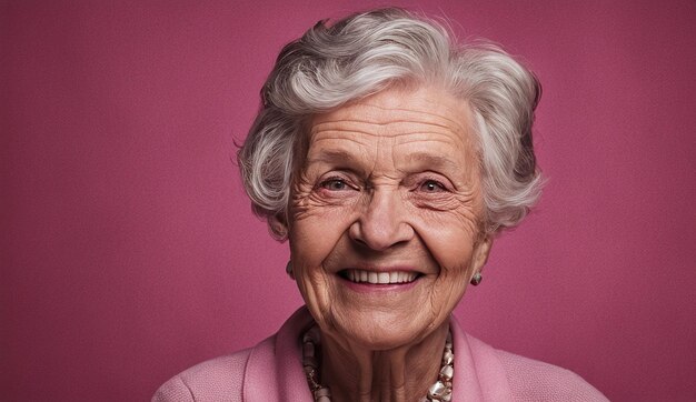 portrait of a senior old woman closeup happysmilesadfunny elderly woman grandmother portrait