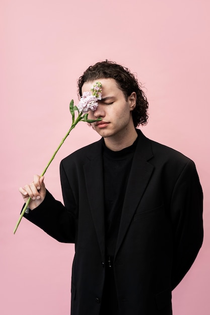 portrait of sensitive man