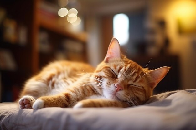 Portrait of a Sleeping Golden Retriever