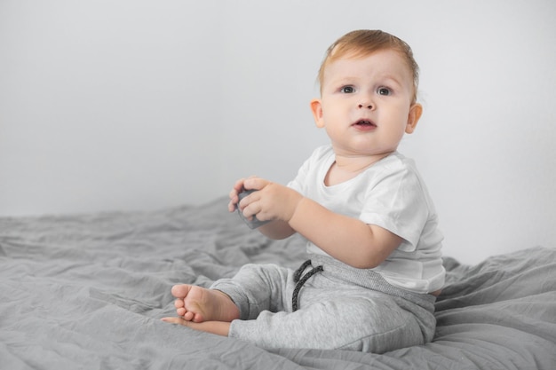 Photo portrait of a small boy