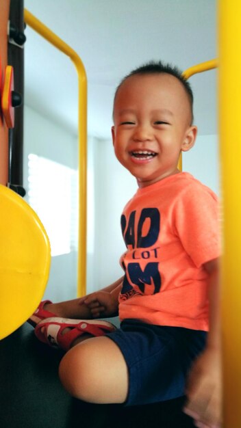 Portrait of smiling boy