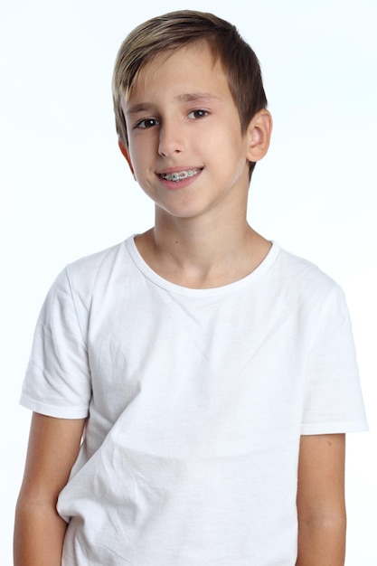 Photo portrait of a smiling boy