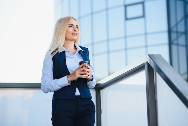 Portrait of a smiling business woman