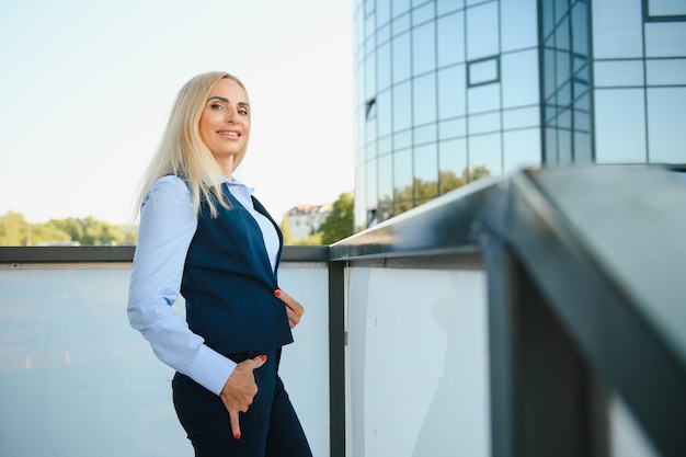 Portrait of a smiling business woman