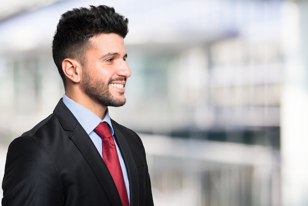 Portrait of a smiling businessman