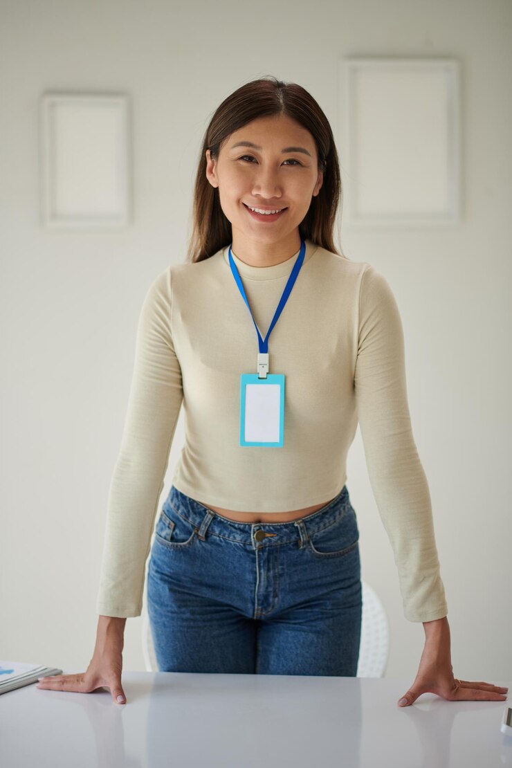 Photo 웃는 회사 관리자의 초상화