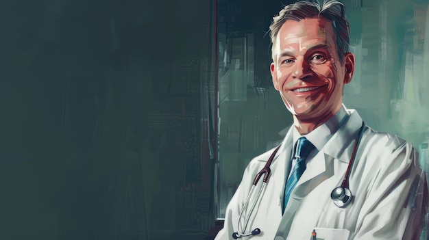 Portrait of a smiling doctor