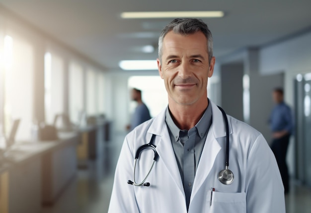 Photo portrait of a smiling doctor