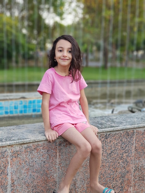 Photo portrait of a smiling girl