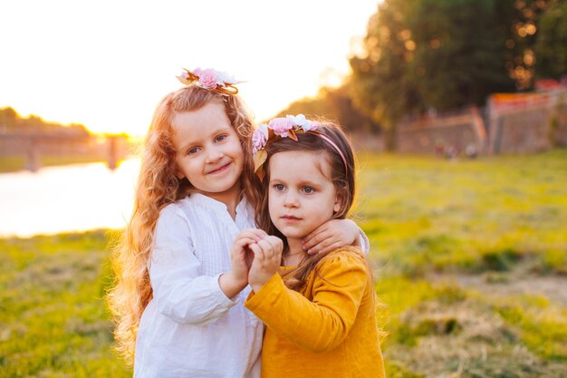 Photo portrait of a smiling girl