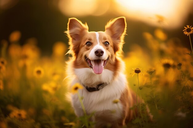 Portrait of a smiling in the grass