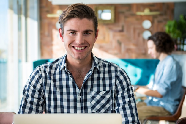 Portrait of a smiling man