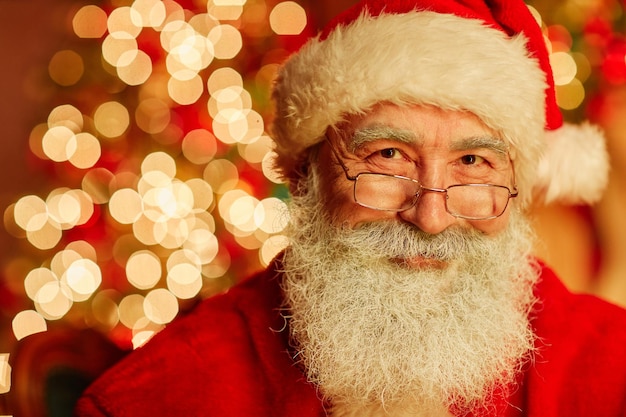 Portrait Of Smiling Santa Claus