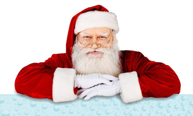 Portrait of Smiling Santa Claus